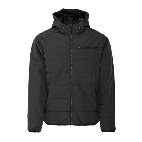 Channel Quilt Ripstop Hooded Jacket Thumbnail