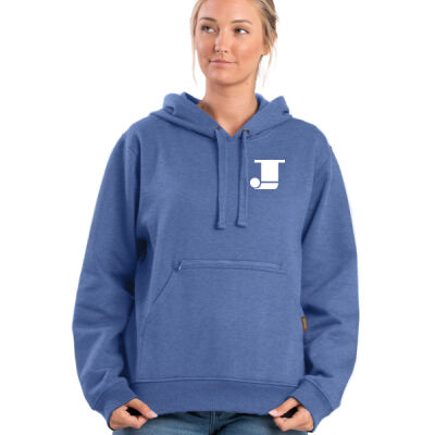 JC - Women's Heritage Zippered Pocket Hooded Pullover Sweatshirt Thumbnail