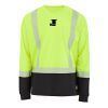 Hi Vis Class 3 Color Block Long Sleeve T-Shirt Thumbnail