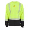 Hi Vis Class 3 Color Block Long Sleeve T-Shirt Thumbnail