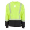 Hi Vis Class 3 Color Block Long Sleeve T-Shirt Thumbnail